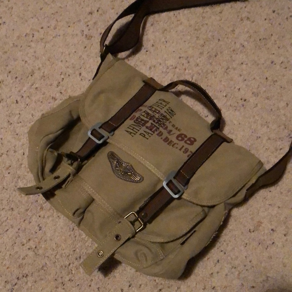 Canvas Messenger Bag